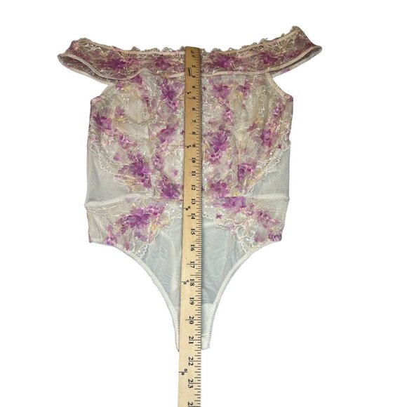 Free People Intimately Spring Soiree Printed Bodysuit Size Medium - Picture 10 of 10